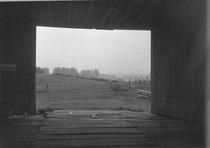 SA0741.4 - Photo of view from interior of round barn looking southeast., Winterthur Shaker Photograph and Post Card Collection 1851 to 1921c